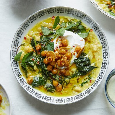 Spiced Chickpea Stew With Coconut and Turmeric