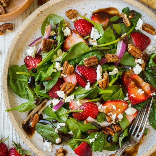 Jackie’s Spinach and Strawberry Salad