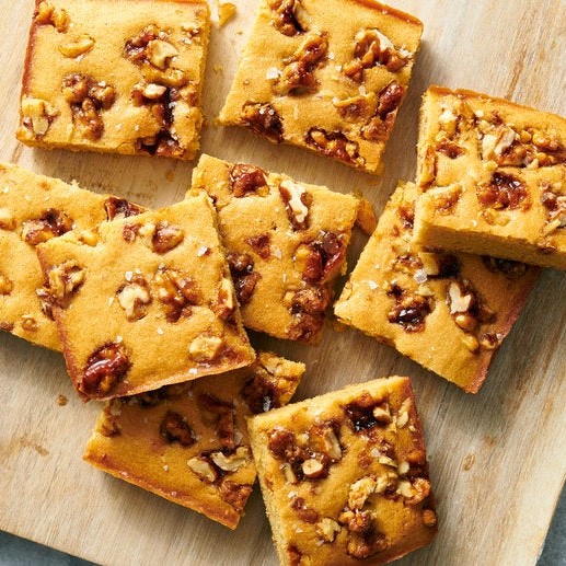 Maple-Walnut Blondies